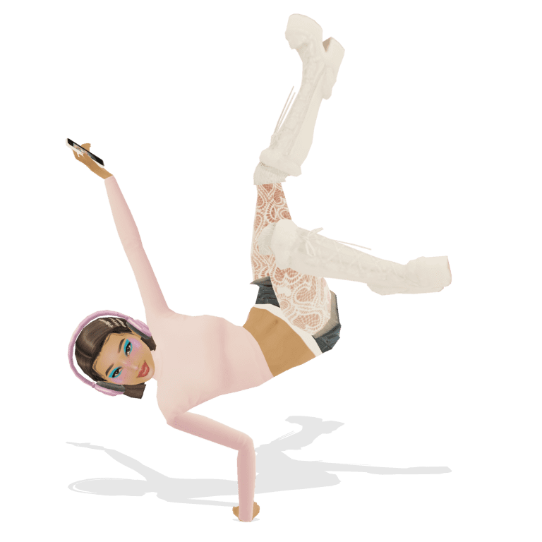 break your legs dance game woman dancing hip hop